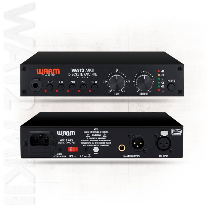 Warm Audio WA12 MKII Preamplificator Black [2]