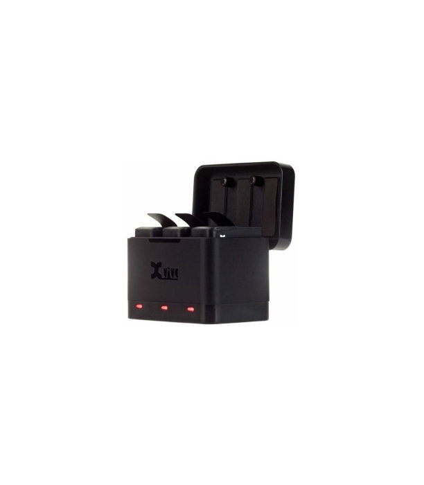 Xvive U5C Battery Charger + 3 Batteries for U5 System [8]