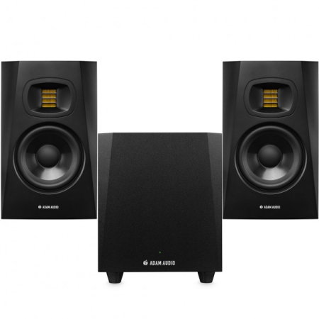 Monitoare de studio - 2 x ADAM Audio T5V + ADAM Audio T10S - pachet monitoare de studio