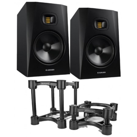 Monitoare de studio - 2 x ADAM Audio T8V + 1 x  Pereche IsoAcoustics ISO-200 - pachet promotional monitoare de studio