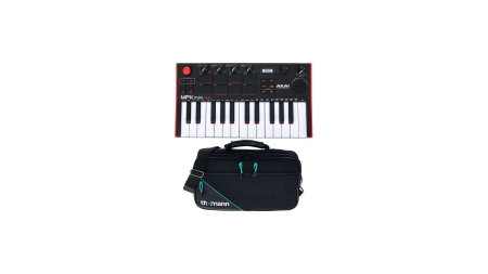 Clape MIDI - Mini controller USB Akai Professional MPK mini Play MK3 cu geantă