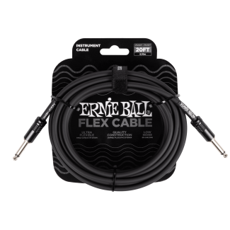 Magazin - Cablu Ernie Ball 6435 Flexcable 6m - Negru