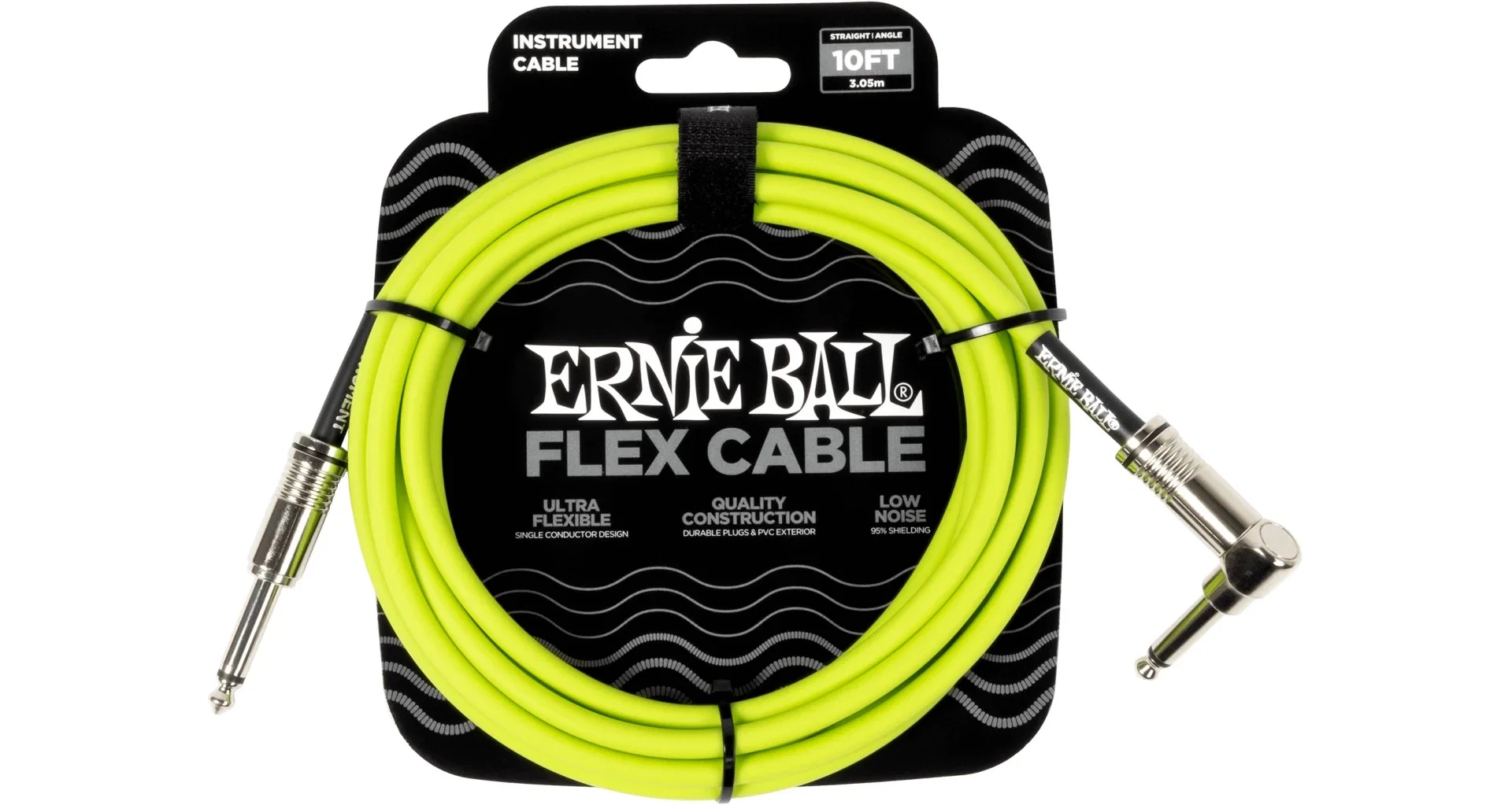 Magazin - Cablu Ernie Ball 6465 Flexcable 3m Angle - Green