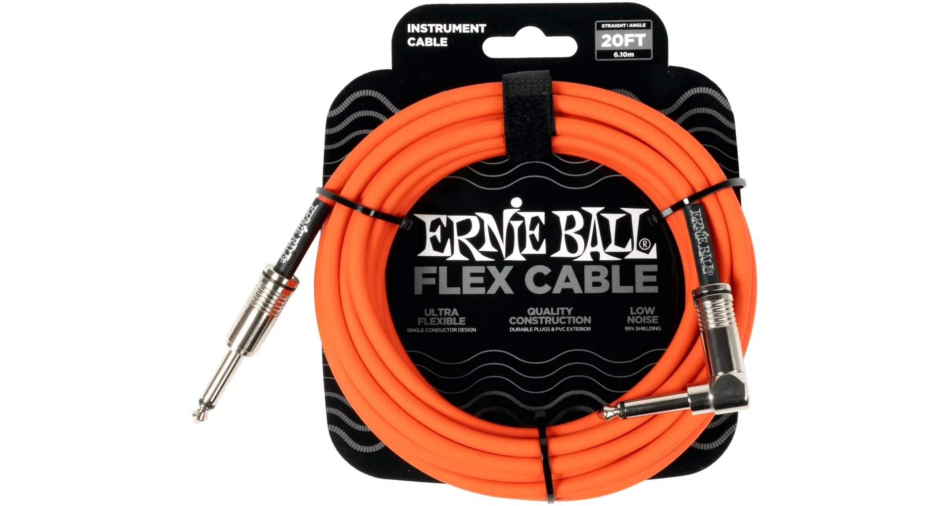 Magazin - Cablu Ernie Ball 6467 Flexcable 6m Angle - Orange