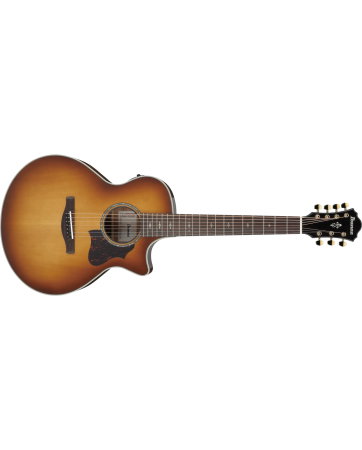 Chitare si bass - Chitară electro-acustică cu 7 corzi Ibanez AE3007FMH-TBH - Ibanez