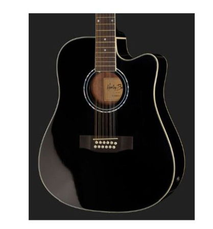Chitara Harley Benton D-200CE-12BK [1]