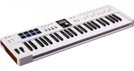 Studio si inregistrari - Claviatura MIDI Arturia KeyLab Essential 49 Mk3 Alba