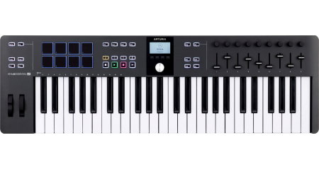 Studio si inregistrari - Claviatura MIDI Arturia KeyLab Essential 49 Mk3 Black