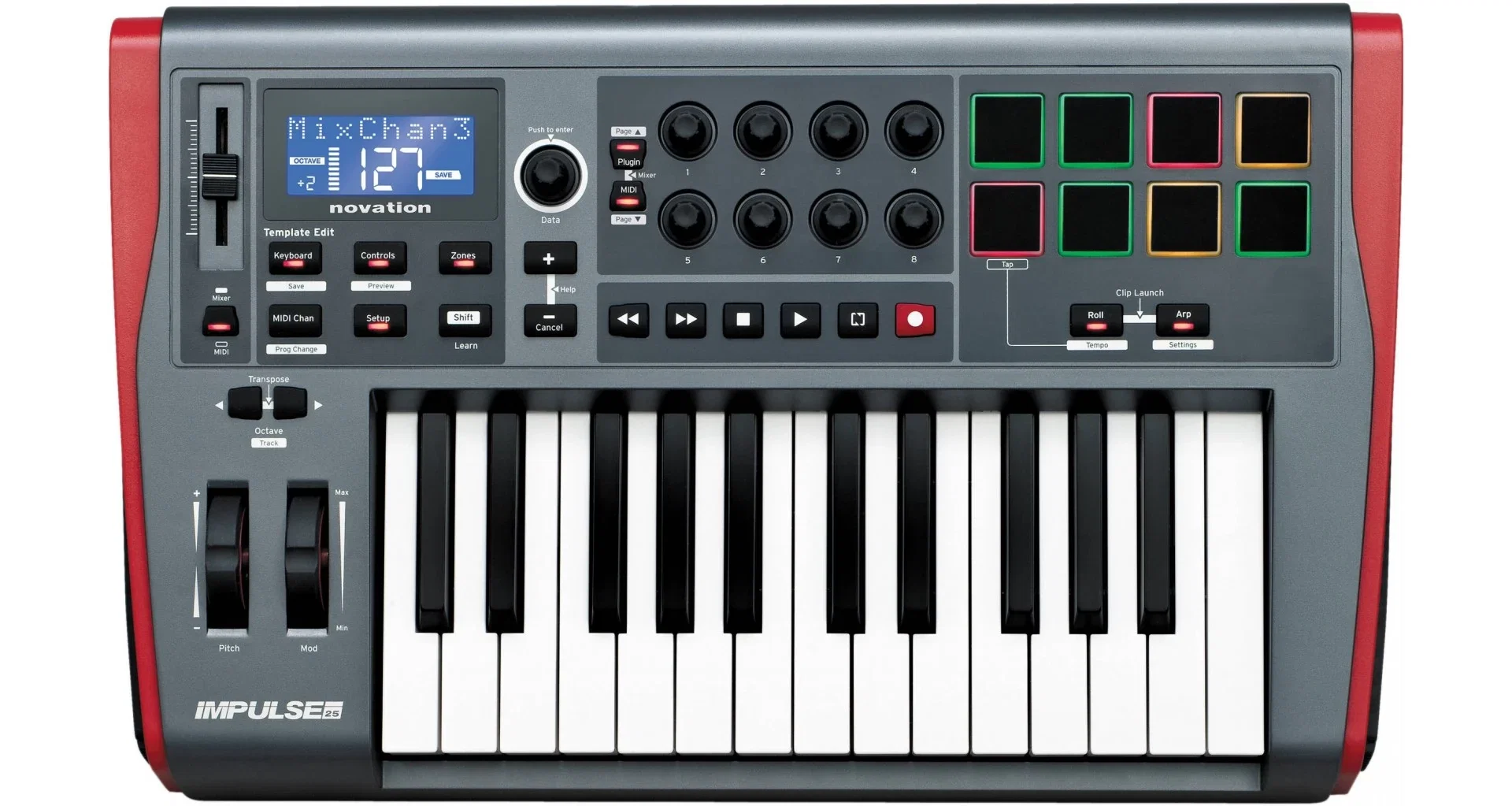Studio si inregistrari - Claviatura Novation Impulse 25