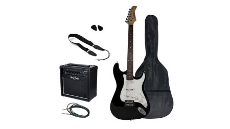 Chitare si bass - Clifton Custom Strat BK Set 1