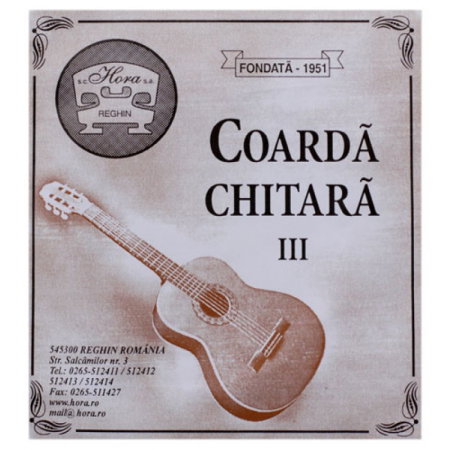 Magazin - Coardă chitară acustică III Sol - Hora Reghin