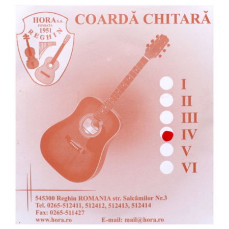Magazin - Coardă chitară acustică IV Re - Hora Reghin