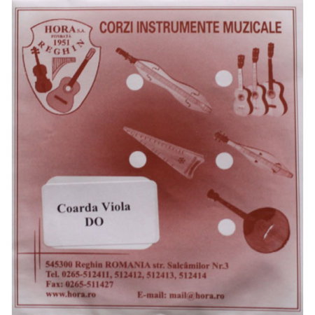 Magazin - Coardă violă Do Cr-Ni - Hora Reghin