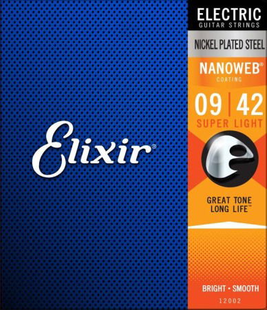 Corzi pentru chitara - Corzi Elixir Nanoweb Super-Light 12002