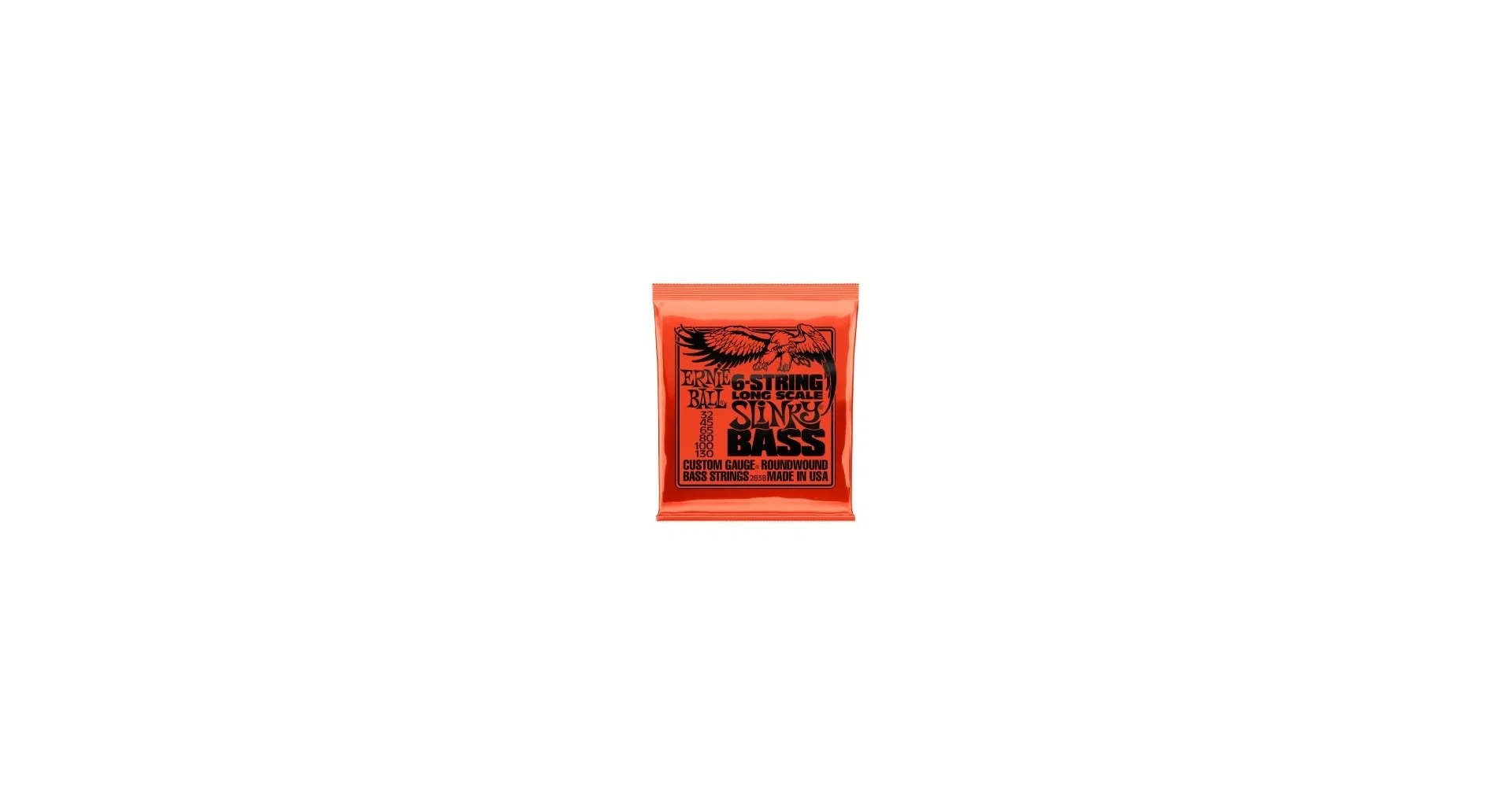 Magazin - Corzi Ernie Ball 2838 NICKEL WOUND 6 STRING SLINKY LONG SCALE BASS 32-130