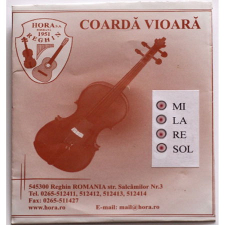 Magazin - Corzi vioară 4/4 Cr-Ni set - Hora Reghin