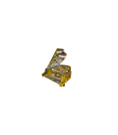 Magazin - Crystal Piano Musicbox Yellow