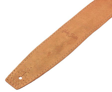 Curea de piele Harley Benton Guitar Suede Brown [3]