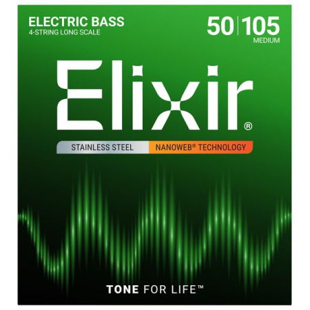 Magazin - Elixir 14702 Stainless Steel Med.Bass