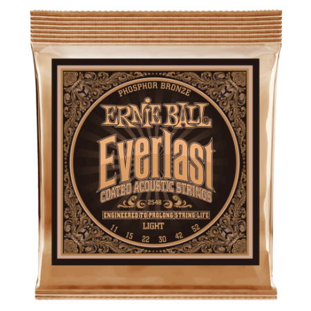 Corzi pentru chitara acustica - Ernie Ball 2548 Everlast Ph. Bronze 11-52