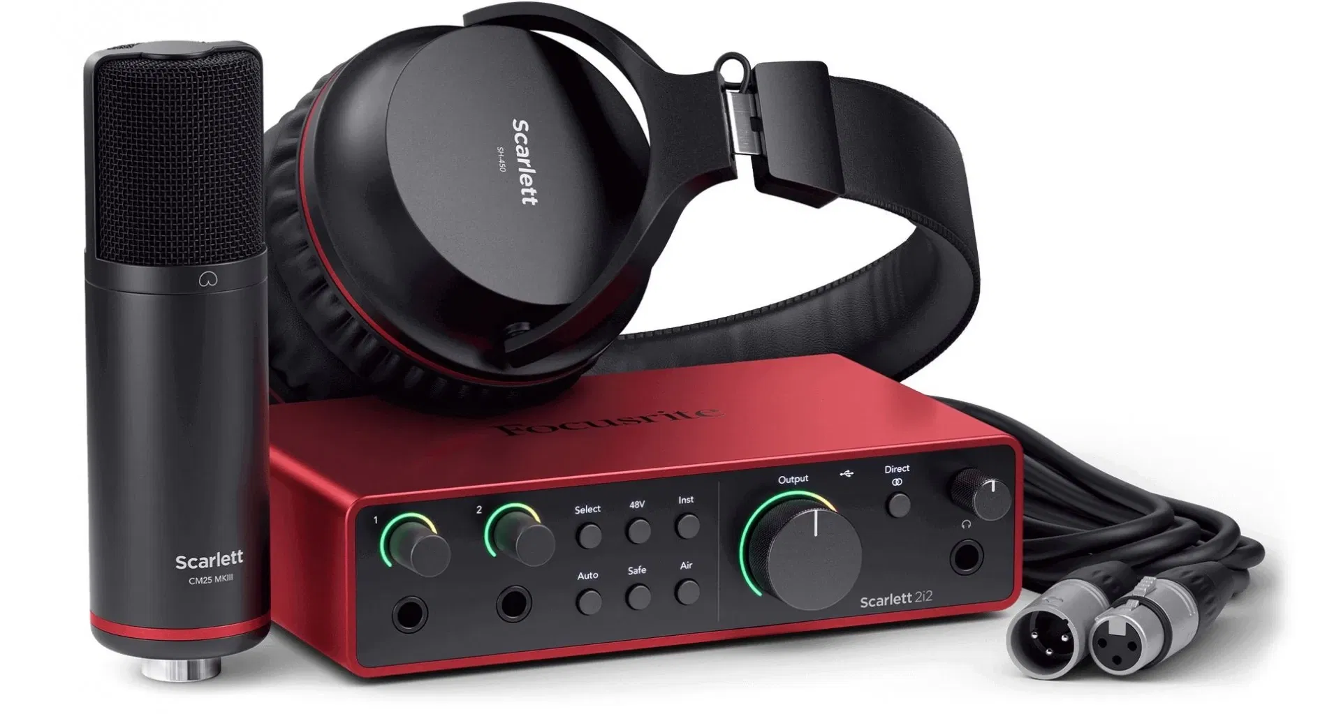 Interfete audio - Focusrite Scarlett 2i2 Studio Pack 4th Gen