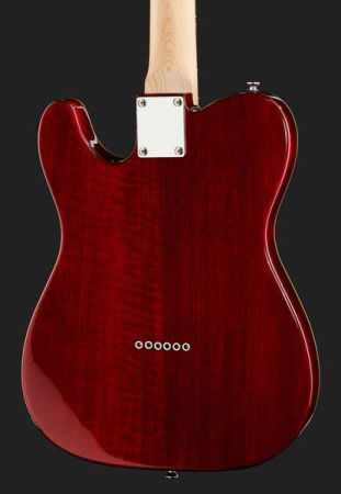 Harley Benton TE-90QM Trans Red [2]