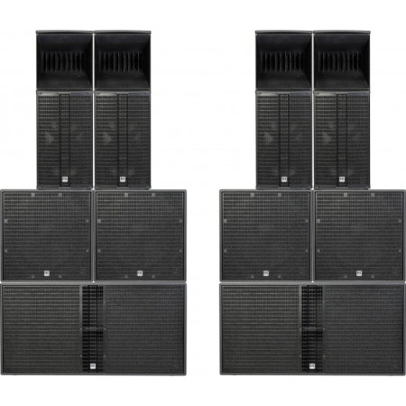 SET-URI PA - SISTEME DE SONORIZARE - HK Audio 4 x LINEAR 9 210 LTA + 4 x LINEAR 9 118 Sub A + 2 x LINEAR 9 118 Sub BA - sistem de sonorizare linear 9