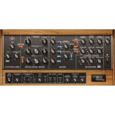Magazin - Instrument virtual Universal Audio UAD Moog Minimoog