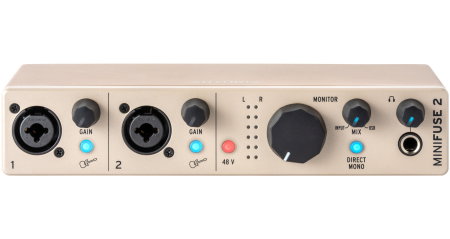 Studio si inregistrari - Interfata audio Arturia MiniFuse 2 Champagne