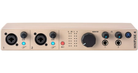 Studio si inregistrari - Interfata audio Arturia MiniFuse 4 Champagne