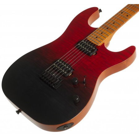 Chitare electrice - JET Guitars JS-1000 Vulcano - chitara electrica rosu