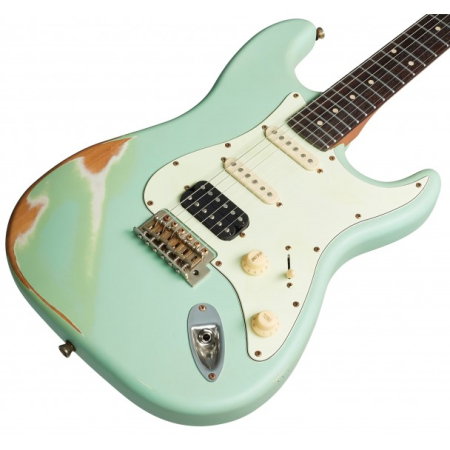 Chitare electrice - JET Guitars JS-400 Relic SFG, HSS - chitara electrica verde