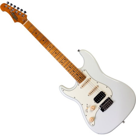 Chitare electrice - JET Guitars JS-400 WH LH, HSS - chitara electrica stangaci alb