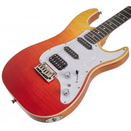 Chitare electrice - JET Guitars JS-600 TRS, HSS - chitara electrica rosu