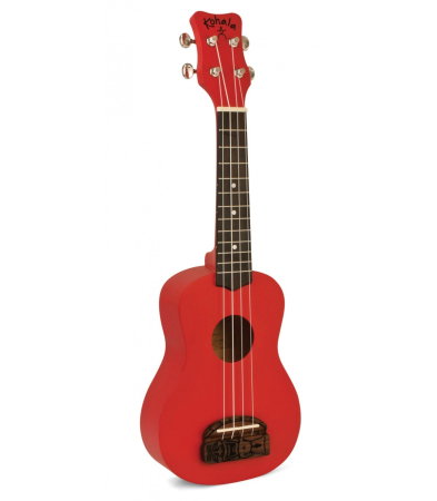 Instrumente traditionale - Kohala KT-SRD Tiki Uke Red Soprano Ukulele