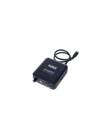 Interfete MIDI si Cabluri Midi-USB - Korg plugKEY Black - Interfata MIDI/audio pentru iPhone/iPad