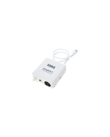 Interfete MIDI si Cabluri Midi-USB - Korg plugKEY White - Interfata MIDI/audio pentru iPhone/iPad
