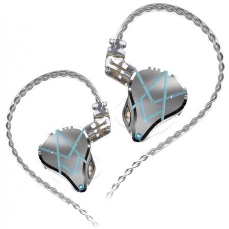 Monitorizare In-Ear - KZ Acoustics ASX Silver - casti in-ear