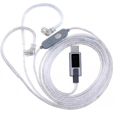 Casti Audio - KZ Acoustics M2 Type C Cable Silver-Plated - cablu de schimb
