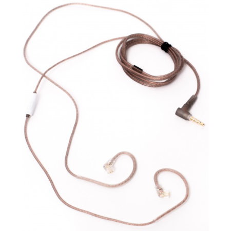 Casti Audio - KZ Acoustics Transparent & Black Cable C PIN MIC 46-20 - cablu de schimb
