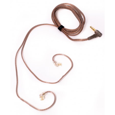 Casti Audio - KZ Acoustics Transparent & Black Cable C PIN NO MIC - cablu de schimb