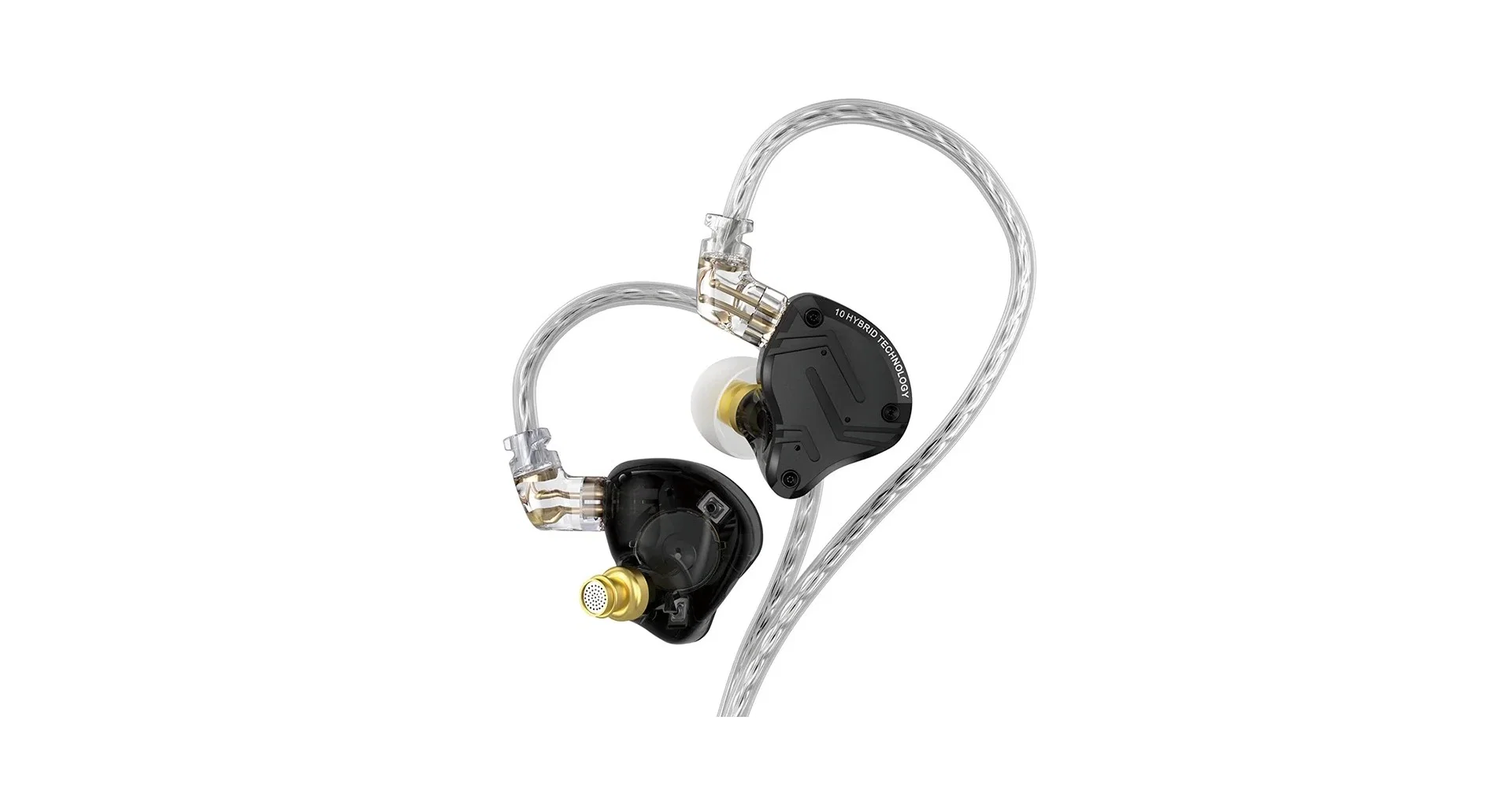 Casti In ear pentru monitorizare - KZ Acoustics ZS10 PRO X Black