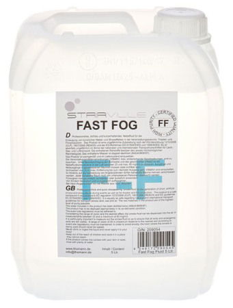 Lichid de fum - Lichid de fum Stairville Fast Fog Fluid 5l - CO2 Effect