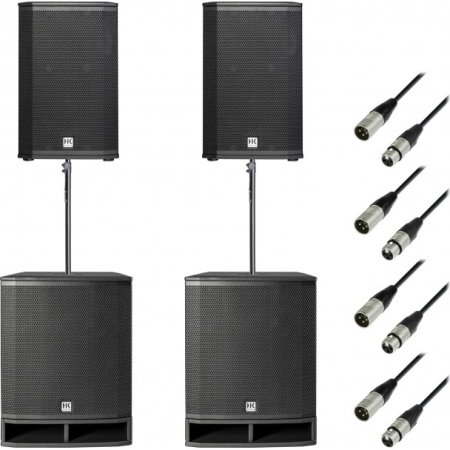 SET-URI PA - SISTEME DE SONORIZARE - LUNAR 110 Power Pack 115 - bundle sistem de sonorizare mid plus / premium cu 2 subwoofere