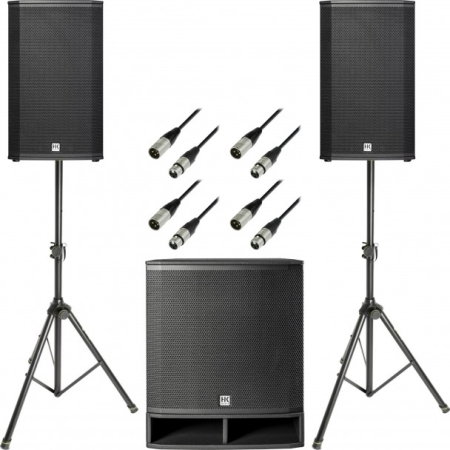 SET-URI PA - SISTEME DE SONORIZARE - LUNAR 112 Bass Pack 118 - bundle sistem de sonorizare mid plus / 2.1 premium cu sub 18 inch