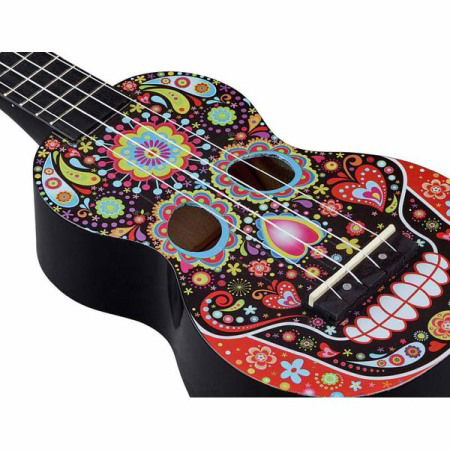 Mahalo Skull Ukulele Day of the Dead [5]