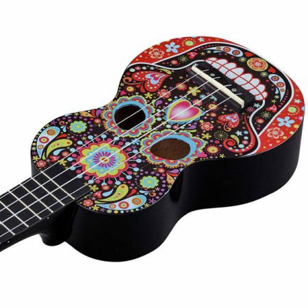 Mahalo Skull Ukulele Day of the Dead [4]
