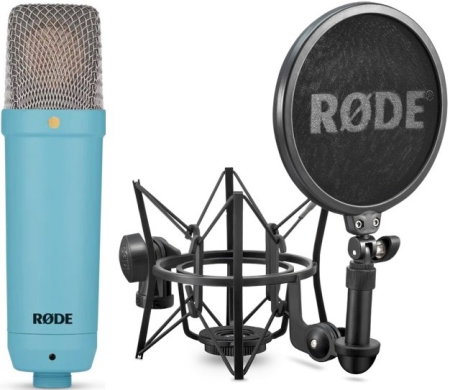 Microfoane - Microfon de studio Rode NT1 Signature Blue - Rode