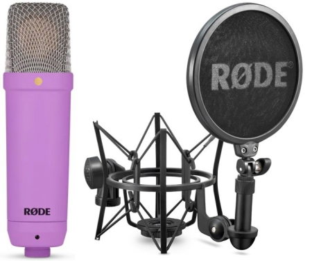 Microfoane de studio - Microfon de studio Rode NT1 Signature Purple - Rode
