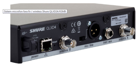 Microfon Shure QLXD24 / KSM9 [6]